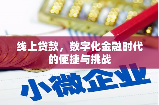 鹤岗线上贷款，数字化金融时代的便捷与挑战