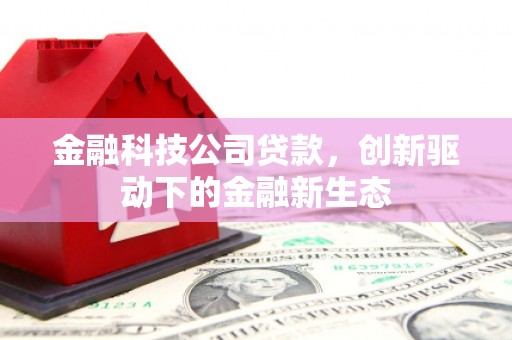 鹤岗金融科技公司贷款，创新驱动下的金融新生态
