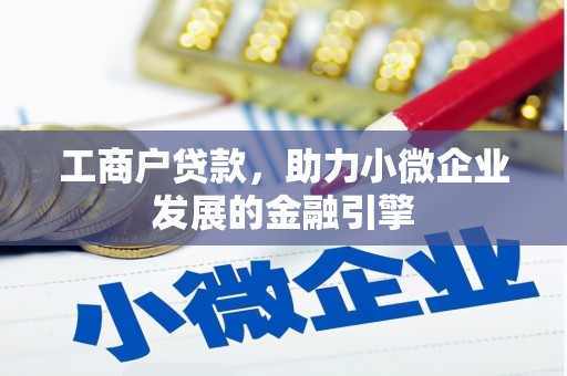 鹤岗工商户贷款，助力小微企业发展的金融引擎