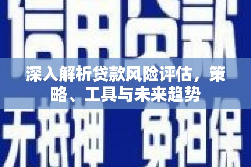鹤岗深入解析贷款风险评估，策略、工具与未来趋势