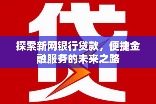鹤岗探索新网银行贷款，便捷金融服务的未来之路