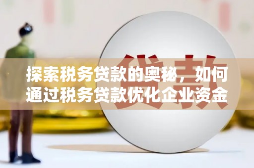 鹤岗探索税务贷款的奥秘，如何通过税务贷款优化企业资金流