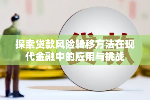 鹤岗探索贷款风险转移方法在现代金融中的应用与挑战