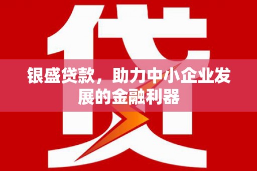 鹤岗银盛贷款，助力中小企业发展的金融利器