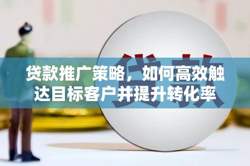 鹤岗贷款推广策略，如何高效触达目标客户并提升转化率