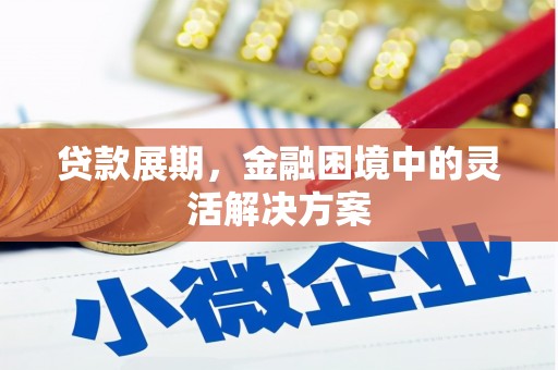 鹤岗贷款展期，金融困境中的灵活解决方案