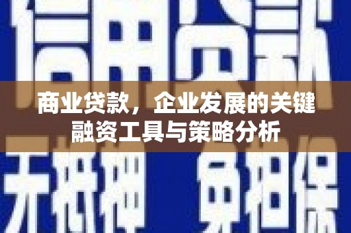 鹤岗商业贷款，企业发展的关键融资工具与策略分析