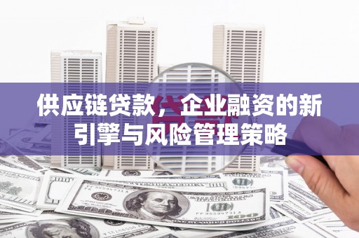 鹤岗供应链贷款，企业融资的新引擎与风险管理策略