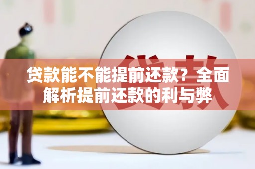 鹤岗贷款能不能提前还款？全面解析提前还款的利与弊