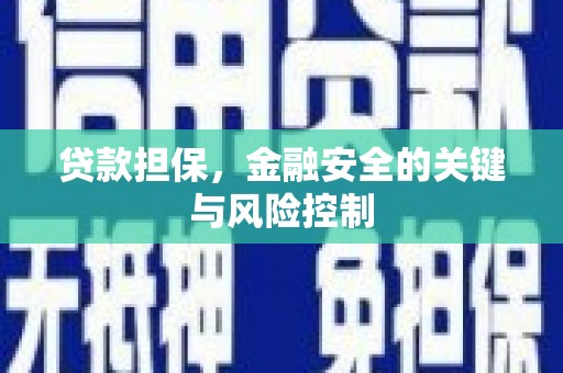 鹤岗贷款担保，金融安全的关键与风险控制