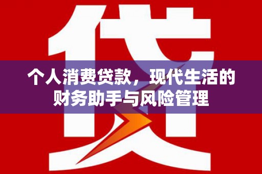 鹤岗个人消费贷款，现代生活的财务助手与风险管理