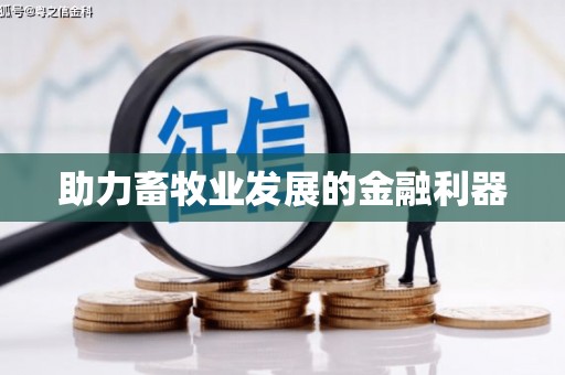 鹤岗助力畜牧业发展的金融利器